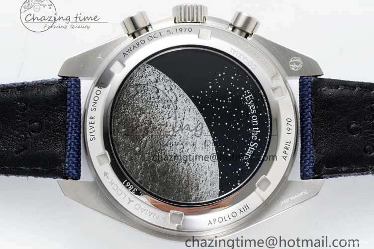 0816 QuickDry Speedmaster Professional “Silver Snoopy Award” 50th Anniversary GSF 1:1 Best Edition A7750(Mod) 7863